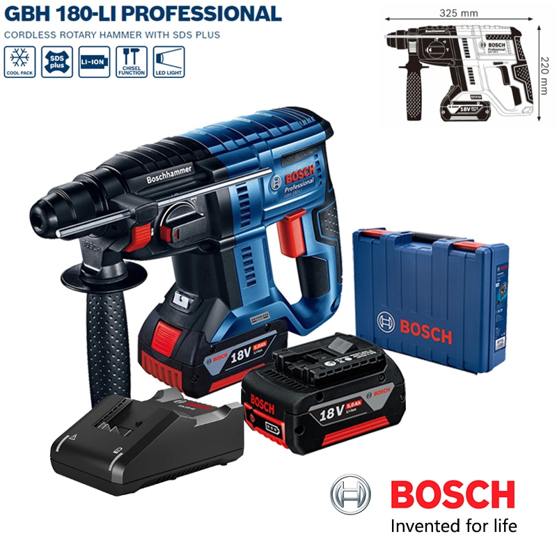 Bosch GBH180-LI 귯ø ͸ ظ, 18V 5AH Ƭ ͸,  ٱ    Ʈ